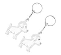 DIKACA 2 Piezas Dog Keepsake Box Compact Memorial Holder For Hair Collection Lightweight Portable Pet Storage