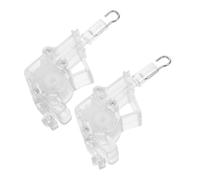 DIKACA 2 Piezas Mecanismo de Gancho para con Bloqueo Seguro Accesorio de Repuesto para Control de Inclinación Clip Plástico Resistente para Ventanas
