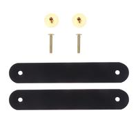 DIKACA 2 Piezas Tiradores de Cuero para Armario Pomos Vintage para Muebles y Puertas Manijas Resistentes y Elegantes para Interiores Fácil Instalación Uso Dormitorio y Cocina