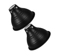 DIKACA 2 Piezas Unidades Lámpara para Reptiles Reflejante Soporte para Bombilla Calentadora para Terrarios Dragón Barbudo Tortuga Serpiente