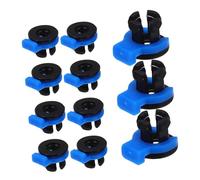 DIKACA 20 Piezas Abrazaderas para Tubos Bowden Impresión con Conector Neumático Rápido Diseño Azul y Negro para Fijación Segura de Tubos de Instalación Sencilla y Estabilidad Mejorada