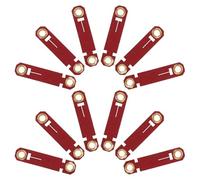 DIKACA 20 Piezas Anillo para Pata de Loro para Entrenamiento Anillos Antiescape para Patas de Aves Accesorios para Moscas al Aire Bandas de Identificación de Colores Brillantes para Aves