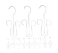 DIKACA 25 Piezas Zapatero de Pared con Ganchos de Plástico Blanco para Colgar y Secar Zapatos y Zapatillas Organizador Ahorrador de Espacio para Hogar Tienda y Supermercado