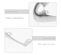 DIKACA 3 pares Protector de Dedos Metálico para Zapatos de Tacón Cubiertas Resistentes y Decorativas para Punta de Zapato Protección Duradera para Taloneras Dorado Plata