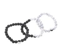DIKACA 3 piezas Pulsera Feng Shui Artesanal de Piedras Naturales para Hombre y Mujer con Diseño Buena Suerte y Armonía Portátil para Uso Diario y Ocasiones Especiales
