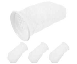 DIKACA 4 Piezas Filtro de Acuario Profesional con Diseño de Panal Calcetines Filtrantes Flexibles para Peceras de Agua Dulce y Salada Accesorios para Tanques y Estanques