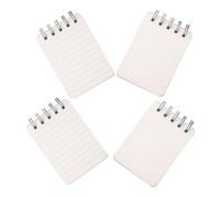 DIKACA 4 piezas Mini Libretas Espiral Portátiles para Notas y Escritura Cuadernos de Bolsillo Prácticos para Oficina Escuela y Uso Diario