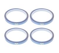 DIKACA 4 rollos Cinta Adhesiva Resistente al Calor Azul de Cinta Térmica para Transferencia de Calor Electrónica Alta Resistencia Altas Temperaturas sin Residuos