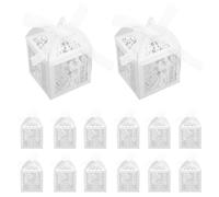 DIKACA 50 Cajas de Dulces de Boda Temas de Novios y Novias Decoración de Recuerdos de Boda Caja de Dulces Vintage Cumpleaños y Despedidas de Soltera