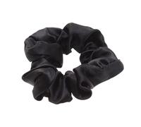 DIKACA 5piezas Coleteros de Satén Color Sólido Lazos Elásticos para Pelo Sujetadores de Coleta para Mujeres y Niñas Accesorios de Peinado Negros
