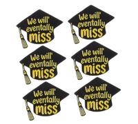 DIKACA 6 Piezas Broches Doctor con Letras Inglesas para Celebrar Logros para Estudiantes y Profesores Clase