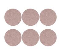 DIKACA 6 Piezas Pantalla Difusora de Tela Redonda para Lámparas de Techo y Escritorio, 6 Piezas, Diámetro 10 CM, Color Marrón Oscuro, Cubierta Protectora Antideslumbrante para Iluminación