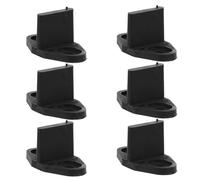 DIKACA 6 Topes De Plástico Para Puertas Corredizas De Almacén Guías De Riel Para Puertas Corredizas De Granero Herrajes De Bolsillo Pasadores De Guía Para