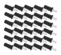 DIKACA 60 Piezas Hydraulic Door Dampers Silent Soft Close Cabinet Buffers Concealed Installation Shock Absorption For Kitchen Trash Can Furniture Doors