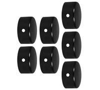 DIKACA 7 Piezas Tapas de Extremo para Barandillas de Acero Inoxidable 45 Mm, Juego, Herrajes para Pasamanos Interiores, Protección contra Polvo y Agua, Accesorios para Escaleras de Madera