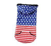 DIKACA Abrigo para Perros Grande de Poliéster Azul XXL, Sudadera Cálida para Invierno, Disfraz Decorativo para Mascotas, Ropa para Clima Frío y Fiestas