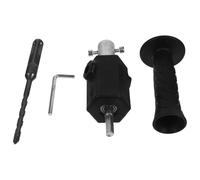 DIKACA Adaptador para Taladro Eléctrico Manual Negro Convertidor Multifuncional para Taladro a Martillo Eje Triangular Resistente Accesorio para Demolición y Color Aleatorio