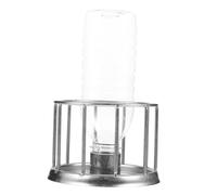 DIKACA Bandeja Pequeña para Agua y Alimento de Tortugas Material Acero Inoxidable Resistente al Diseño Antivuelco para Terrarios y Reptiles Práctico Comedero Multifuncional para Tortugas