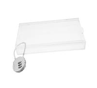 DIKACA Caja Bloqueo Teléfono Móvil con Candado y Caja Transparente de Acrílico Resistente Práctico Casillero para Autocontrol y Evitar Adicción para Estudiantes y Empleados