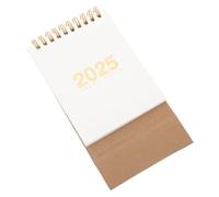 DIKACA Calendario De Escritorio 2025 Estilo Minimalista Con Diseño De Y Soporte Calendario Mensual Para Planificación En Oficina Y Hogar Tamaño Color