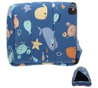 DIKACA Cama Cálida para Cobayas Y Conejos Pequeños Refugio De Peluche para Hámsters Y Erizos Accesorio Acogedor para Jaulas De Animales Pequeños Tamaño Diseño Océano