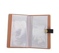 DIKACA Carpeta Organizadora de Documentos con Cerradura de Combinación, Capacidad para 48 Cheques y 24 Tarjetas, Cuero Sintético Negro, Organizador Multifuncional para Oficina y Finanzas