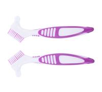 DIKACA Cepillo De Limpieza para Caparazón De Tortuga 2 Unidades para Acuario Rascador De Lodos De Reptiles Rascador De Tanque De Tortuga Limpiador De Acuático De