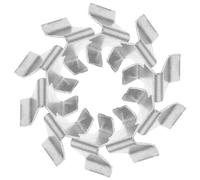 DIKACA Clips de Soporte para Estantes Metálicos Ajustables de 8 MM 10 Unidades Patas para Mayor Estabilidad Ideales para Armarios de Oficina Archivadores y Estanterías de