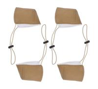 DIKACA de Talón Antideslizantes para Conducir Unisex Cubiertas para Zapatos de Tacón Reutilizables Color Caqui 4 Piezas Almohadillas Protectoras para Evitar Desgaste y Mejorar