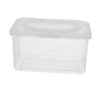 DIKACA Dispensador de Toallitas con Tapa Sellada Contenedor Reutilizable Antideslizante para Pañales Caja para Almacenaje Higiénico Baño y Habitación Infantil