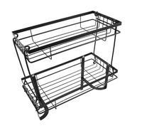 DIKACA Estantería Doble para Baño sin Taladro Organizador Resistente sobre Inodoro Almacenamiento Compacto y Desmontable para Hogar y Hotel