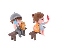 DIKACA Figuras De Adornos De Muñecas Figuras De Decoración Romántica De Amor Estatuas De Amor Decoraciones para Sala De Decoración De Centro De Entretenimiento Estatuas De