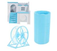 DIKACA Juguete de Entrenamiento para Hámster Plegable Túnel de Plástico Resistente para Jaulas de Pequeños Roedores Accesorio Seguro para Escondite