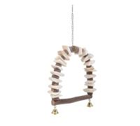 DIKACA Juguete Masticable para y Pájaros Cuerda de Hueso de Sepia para Resistente y Duradero Accesorio Divertido para Jaulas Suplemento de Calcio para Aves