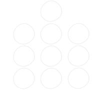 DIKACA Juntas de Instalación para Gafas 10 Unidades Kit de Montaje Antigrietas Accesorio para Reparación de Lentes sin Montura y Semimontura Uso Personal y Profesional