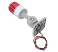 DIKACA Lámpara de Torre LED Industrial 24v con Zumbador Luz Intermitente de Señalización 1 Capa Plegable para Maquinaria y Control Industrial Luz de Advertencia de Señal Robusta y