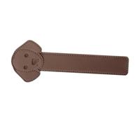 DIKACA Marcapáginas de Cuero PU Diseño de Cabeza de Perro Marcador de Página Rectangular para Lectura y Oficina Accesorio Creativo para Estudiantes y Profesores