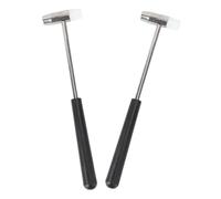 DIKACA Mini Martillo para Reparación de Relojes 2 Piezas Aleación de Hierro y Zinc Herramienta de Taller para Relojeros Color de Base Aleatorio Adecuado para Proyectos de Bricolaje