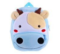 DIKACA Mochila Infantil Peluche Vaca Mochila Guardería Cómoda para Niñas Preescolar Regalo