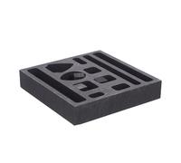 DIKACA Molde de Lingotes de Grafito para Fundición de Metales, 11 Ranuras Canal de Aceite, Profundidad 1 Cm, Resistente al Calor para Aluminio, Cobre, Plata y Oro, Herramienta