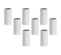 DIKACA Papel Adhesivo para Rodillo Quitapelusas y Pelo de Mascotas Rollo Reemplazable de 8 Piezas Papel para Limpiar Ropa y Muebles sin Olor Resistente y Práctico para Aseo Doméstico