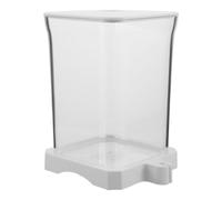 DIKACA Pecera Pequeña Transparente para Escritorio Acuario Portátil para Betta y Camarones Diseño Compacto con Orificio Superior para Alimentación Decoración Ornamental para Oficina y