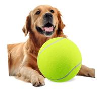 DIKACA Pelota de Tenis Gigante para Perros Resistente y Duradera Juguete al Aire para Parque Playa o Jardín Balón de Nylon Flexible para Mascotas Grandes y Medianas