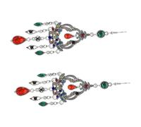 DIKACA Pendientes Mujer Gota Agua Vintage Bohemios Colgantes con Elegante para Fiestas y Uso Diario