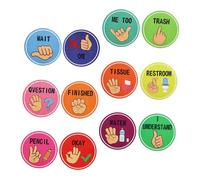 DIKACA Pósteres de Manuales Boho para Aula Carteles Visuales Inclusivos para Profesores y Estudiantes Comunicación No Verbal Educación Infantil y Primaria