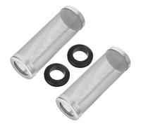 DIKACA Protector de Filtro para Acuario 2 Piezas, Malla de Acero Inoxidable 16 Mm, Cubiertas para Filtros de Entrada, Accesorios para Tanques de Camarones y Peceras de Agua