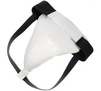 DIKACA Protector Testicular de Entrepierna integrada para, Material PU y ABS, Uso en Kickboxing y Entrenamiento de Taekwondo con Alta Resistencia al Desgaste