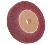 DIKACA Rueda de pulido nylon para amoladora angular 150x25 mm, reemplazo duradero para superficies acero inoxidable, acabado liso y brillante, uso industrial y doméstico