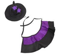 DIKACA Sombrero de Mago para Mascotas Pequeñas Atuendo Ligero y Cómodo para Cachorros y Gatos Talla S para Cosplay y Fiestas Temáticas