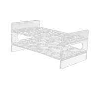 DIKACA Soporte de Vasos de Licor Acrílico Transparente Portavasos Redondo con y Organizador Ligero para Copa de Whisky y Shot para Bar Casa